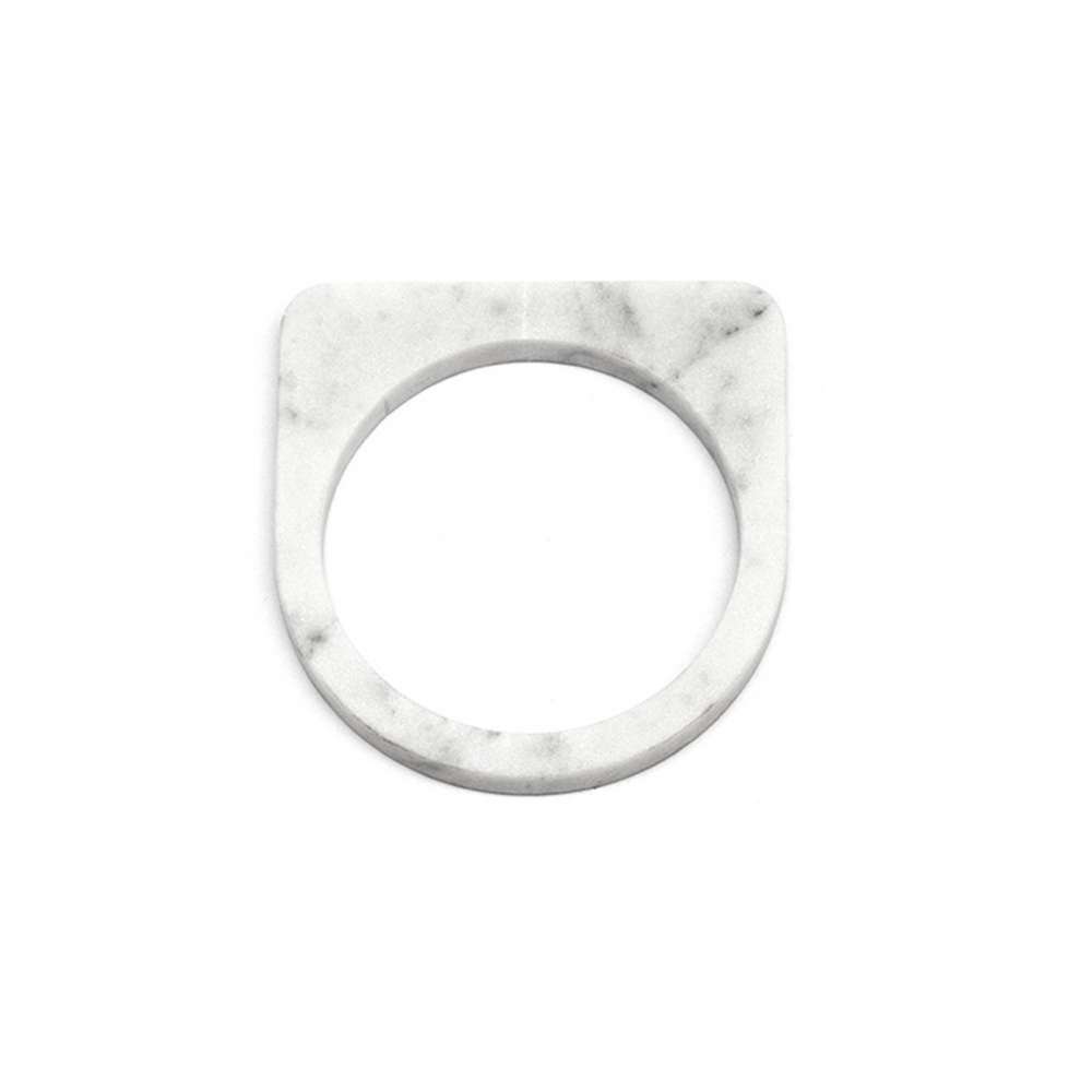 O Form-Bracelet No. 05 Marble White