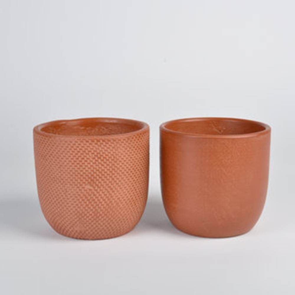 Micmac Pot, Set of 2 - Vietnamese Clay Handmade Pots