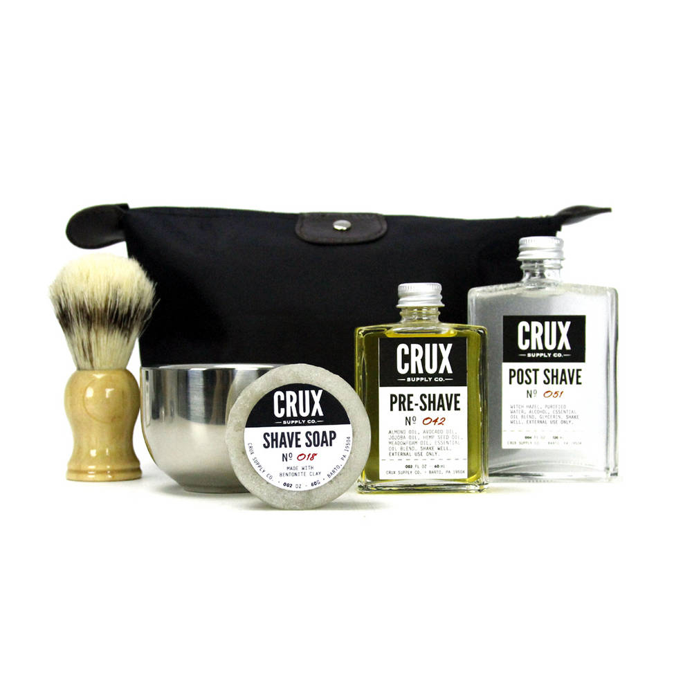 Deluxe Shaving Kit | Crux Grooming