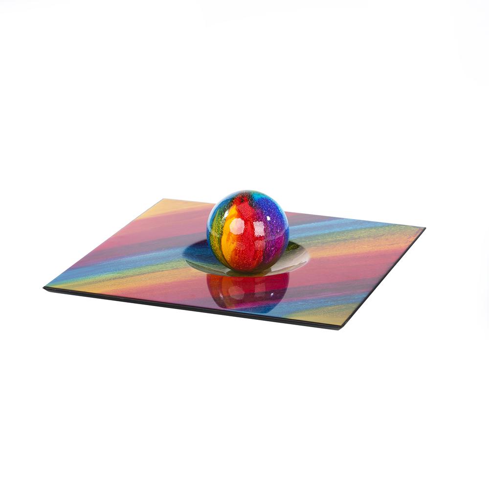 Colorful Square Centerpiece and Dome | 100% hand crafted