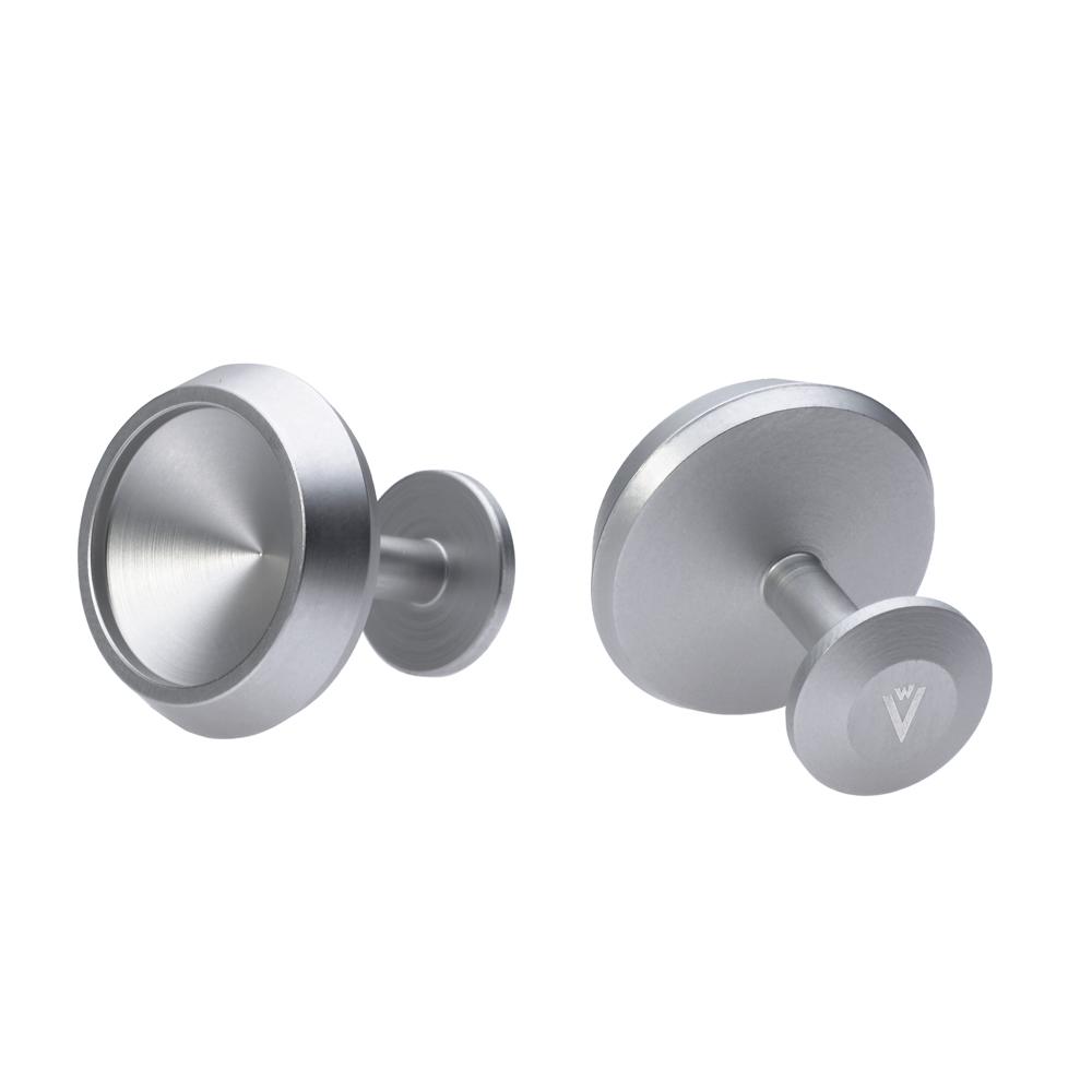 Silver Aluminium Cufflinks | Void Watches